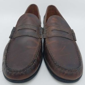 Florsheim Brown Leather Penny Loafer Slip On